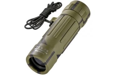 Image of Barska 10x25 Lucid-View Pocket Roof BK-7 Prism Monocular, Camo - Clam Pack AA10194