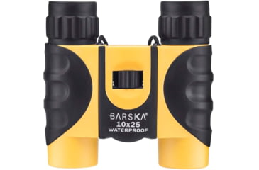 Image of Barska 10x25 Yellow WP, Blue Lens CP CO10697