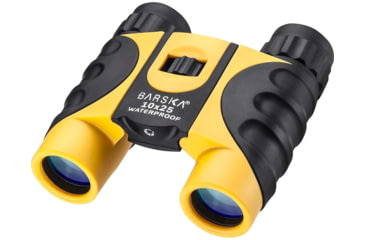 Image of Barska 10x25 Yellow WP, Blue Lens CP CO10697