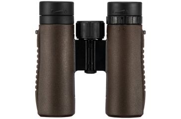 Image of Barska 10x26mm WP Embark Binoculars, Roof Prism, BAK-4, Right Eye Diopter, Brown AB12678