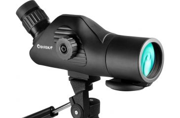 Image of Barska 11-33x50 Waterproof Tactical Rubber Armored Spotting Scope, Black w/ Reticle &amp; Tripod