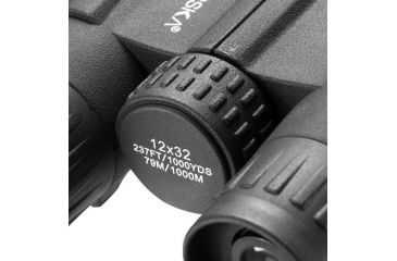 Image of Barska 12X32 Colorado Binoculars, BK-7 Roof Prism, Right Eye Diopter, Black AB12510