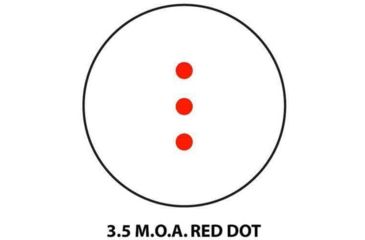 Image of Barska 1x30 Red Dot Crossbow Scope, 3.5 MOA, Matte Black AC11088