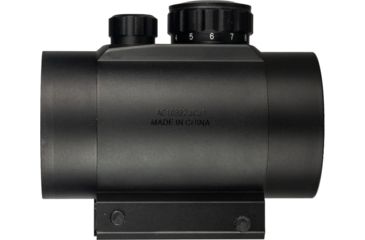 Image of Barska 1x50mm 5 MOA Illuminated Reticle Red Dot Scope, Black, Weaver Base - AC10332