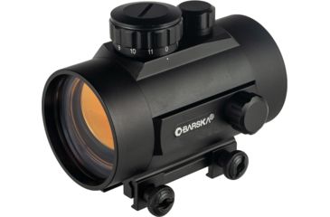 Image of USED Barska 1x50mm 5 MOA Illuminated Reticle Red Dot Scope, Black, Weaver Base - AC10332, EDEMO1