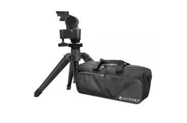 Image of Barska Spotter Pro 22-66x80 Straight-Body Spotting Scope - Black, w/ Tripod, Case AD10352