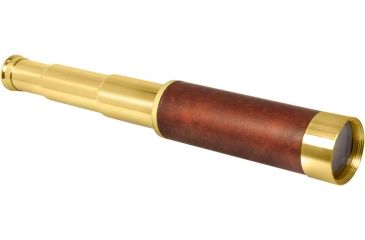 Image of Barska 25x30 Blueline Brass Spy Scope w/ Wood Case AA10200