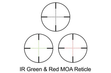 Image of Barska 3-12x50mm Level Rifle Scope, Illuminated MOA Reticle, Black, Medium AC12782