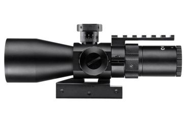 Image of Barska 3-9x42 IR Contour Rifle Scope w/ Accessory Rail Mount, 1/4 MOA, 1 in Scope Tube, Black AC12468