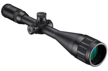 Image of Barska 6-24X50 AO IR Blackhawk Rifle Scope, 1/4 MOA, Mil Dot, w/ Rings, Black AC12464