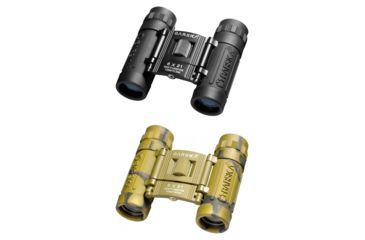 Image of Barska 8x21 LucidView Compact Folding Binoculars, Black, Camo