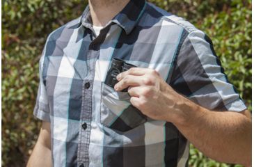 Image of Barska 8x21 LucidView Compact Folding Roof Prism Binoculars, Black, Box Pack - AB10108