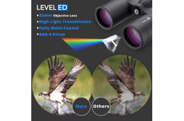 Image of Barska 8x32mm WP Level ED Binoculars, Black, AB12990