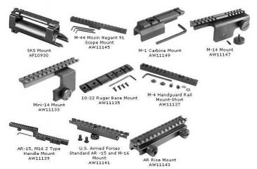 Image of Barska Rifle Scope Mounts Rifle Scope Mount
