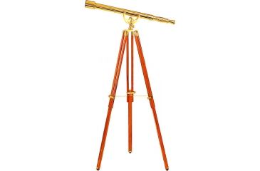 Image of Barska 18x50 Anchor Master Spyscope - Spotting Scope w/ Mahogany Floor Tripod AA10618
