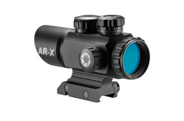 Image of EDEMO Barska AR-X 1x35mm Multi Reticle Red/Green Dot Scope, Black Matte, AC12176, EDEMO2