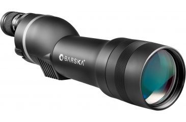 Image of Barska Spotter Pro 22-66x80 Straight Spotting Scope - Black, w/ Tripod, Case AD10352