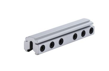 Image of Model 169 4in Long Tri-Mount Dovetail Riser Mount,Silver