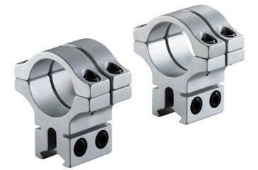 Image of Model 301 1in Long Double Strap Dovetail Rings,Silver