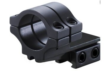 Image of Model 302 1in Long Double Strap Offset Dovetail Ring,Single,Matte Black