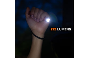 Image of Blackfire-Klein Outdoors Rechargeable LED Pocket Flashlight, Lithium-Ion, White, 275 Lumen, Black/Orange, BBM6411