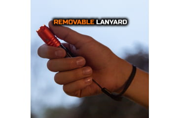 Image of Blackfire-Klein Outdoors Rechargeable LED Pocket Flashlight, Lithium-Ion, White, 275 Lumen, Black/Orange, BBM6411