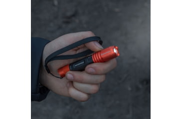 Image of Blackfire-Klein Outdoors Rechargeable LED Pocket Flashlight, Lithium-Ion, White, 275 Lumen, Black/Orange, BBM6411