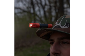 Image of Blackfire-Klein Outdoors Rechargeable LED Pocket Flashlight, Lithium-Ion, White, 275 Lumen, Black/Orange, BBM6411