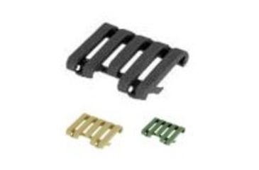 Image of Blackhawk Low Profile Rail Cover with Wire Loom, Black, Dark Earth, OD Green