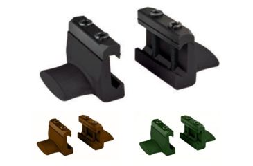 Image of BlackHawk Rail Mounted Thumb Rest 71RM00, Black, Dark Earth, Olive Drab