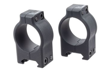 Image of Bobro Engineering LBX Medium Height Fixed Rings 30mm, Aluminum, Black, LBX-900-300