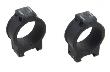 Image of Bobro Engineering LBX Medium Height Fixed Rings 34mm, Aluminum, Black, LBX-980-340