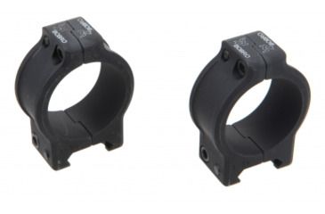 Image of Bobro Engineering LBX Medium Height Fixed Rings 35mm, Aluminum, Black, LBX-980-350