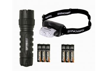 Image of Brinkman 1W LED Flashlight and Dual White LED Head Light Combo