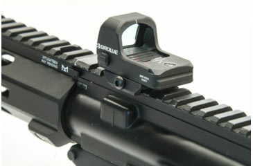 Image of BROWE 1x23mm 3 MOA Red Dot Micro Reflex w/RMR Footprint &amp; Bottom Loading Battery, Ultra Low Picatinny Mount, Black, One Size, BMR-3MOA-R-LP