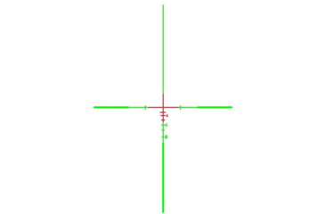 Image of BROWE 4x32 Combat Optic Rifle Scope, 7.62x51mm Crosshair, Full Line, Green with Red Center, Black, One Size, BCO-006-FLGRC