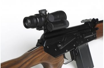 Image of BROWE 4x32 Combat Optic Rifle Scope, 7.62x39mm Chevron RS, Green, Black, BCO-005G-RS