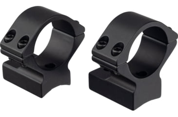 Image of Browning Rifle Scope Rings, 1 in Tube, Winchester Model 70, Low, Matte, Black, 62100