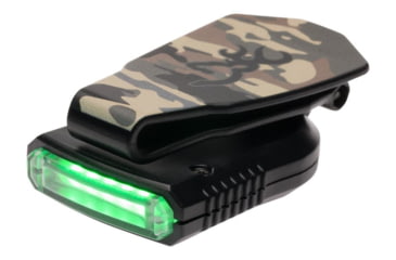 Image of Browning Night Seeker 2 Ovix Cap Light, 2032 Li-ion, 21 Lumens, LED, Green/White, Polymer, 3715175