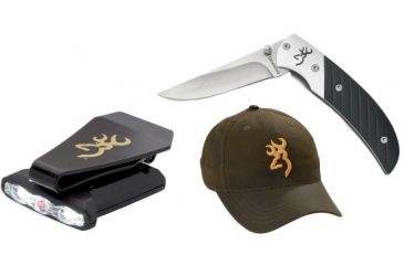 Image of Browning Prism II Knife + 2 Combo w/ Night Seeker Light &amp; Hat