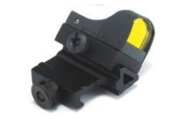 Image of BSA Optics Panoramic Tactical Weapon Mini Red Dot, 3 MOA w/ MPR45 Adaptor, Black TWPMMSCP