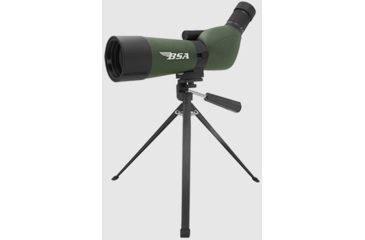 Image of BSA Optics Spectre 20-60x Spotting Scope, Green/Black SS2060X60X60G