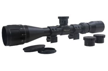 Image of BSA Optics Sweet 17 3-9x40 AO Rifle Scope, .17 HMR, 2 Dovetail Rings, Black, 17-39X40AOWRTB