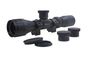 Image of BSA Optics Sweet 22 2-7x32 AO Compact Rifle Scope, .22 LR, 2 Dovetail Rings, Black, 22-27X32AOCWRTB