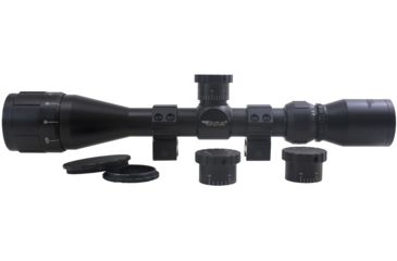 Image of BSA Optics Sweet 22 3-9x40 AO Rifle Scope, .22 LR, 2 Dovetail Rings, Black, 22-39X40AOWRTB