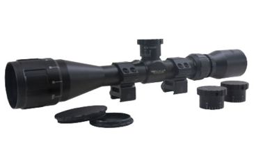 Image of BSA Optics Sweet 243 4-12x40 AO Rifle Scope, .243, 2 Dovetail Rings, Black, 243-412X40AOWRTB