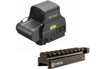 Image of EOTech EXPS2 Red Dot Sight - 1-dot Reticle w/ Kinetic Development Group SIDELOK Universal Scope Riser EXPS2-0-KIT7