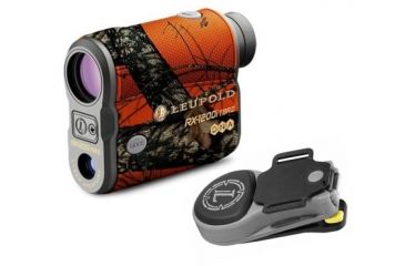Image of Leupold RX-1200i TBR/W with DNA Laser Rangefinder Mossy Oak Blaze Orange 170640 w/ QuickDraw Holster Tether System 170640-KIT1