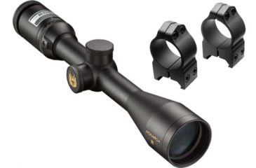 Image of Nikon Monarch 3 2.5-10x42 Rifle Scope w/ BDC Reticle &amp; Black Finish 6762 w/ FREE Nikon S-Series Med. Rings Black Matte Steel 16156 6762-KIT1