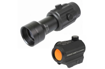 Image of Primary Arms SLx Micro Dot w/Push Buttons MD-ADS w/ 3X Red Dot Magnifier GEN III